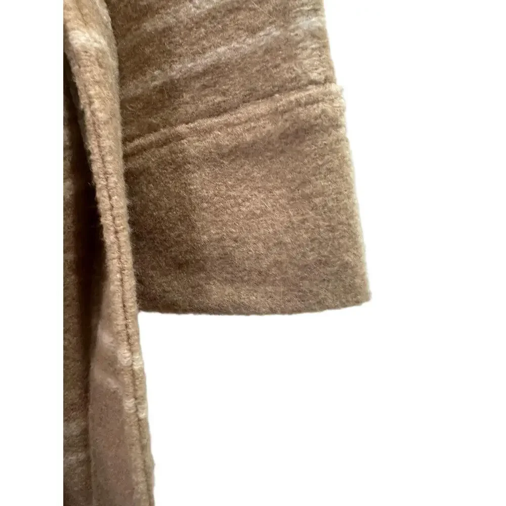 Rachel Zoe Coat Womens Size XL Plaid Wrap Coat Belted Wide Lapel - Picture 4 of 10